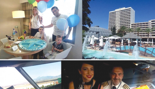Με τη βοήθεια του «Make a wish» ο Γιαννάκης ταξίδεψε στη Ρόδο ως πιλότος της Aegean