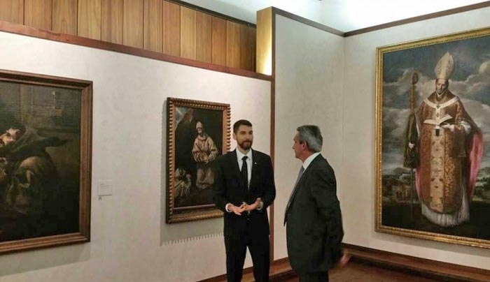 Την έκθεση των γλυπτών του Ν. Φλώρου εγκαινίασε ο Περιφερειάρχης στο Τολέδο
