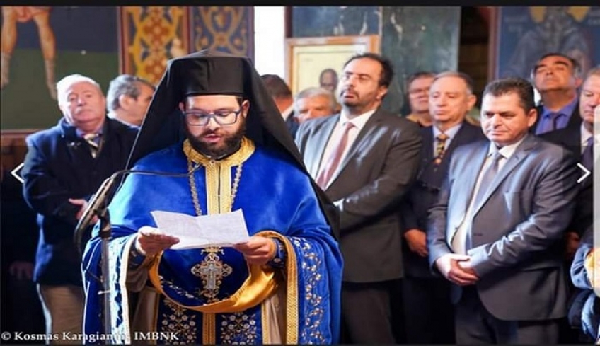 Η εις Πνευματικόν προχείριση του π. Αμβροσίου από τον Μητροπολίτη Βεροίας κ. Παντελεήμονα