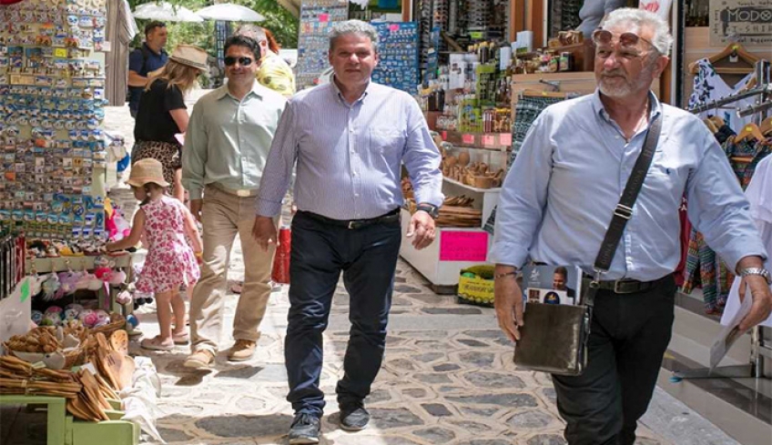 Περιοδεία του υποψήφιου περιφερειάρχη Ν. Αιγαίου Μανώλη Γλυνού σε Νίσυρο και Κω